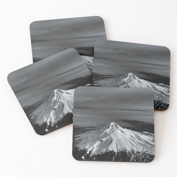 Item preview, Mount Hood, Oregon x Aerial BW designed and sold by Leah Flores.
