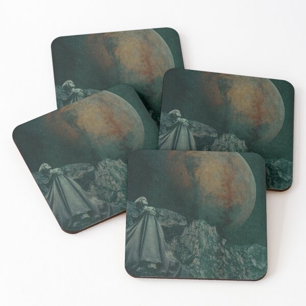 Item preview, Glazing at Mars // surreal collage artwork designed and sold by Dorota Nowacka.