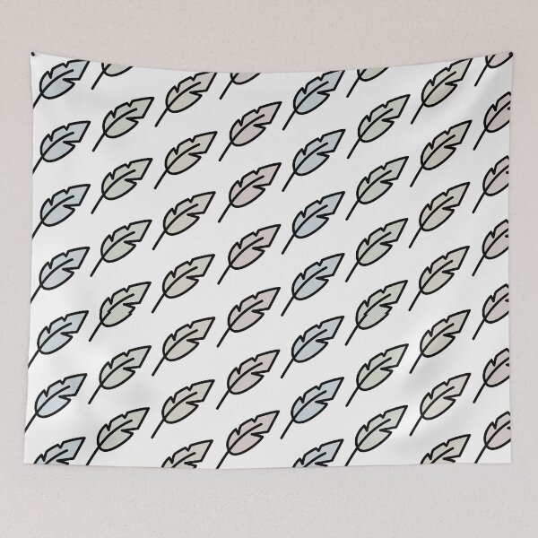 Item preview, colorful feather pattern designed and sold by TheWaterBirds.