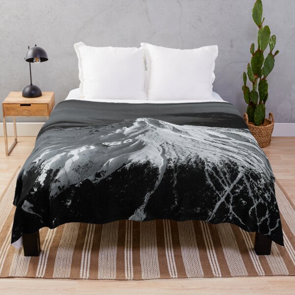 Item preview, Mount Hood, Oregon x Aerial BW designed and sold by Leah Flores.