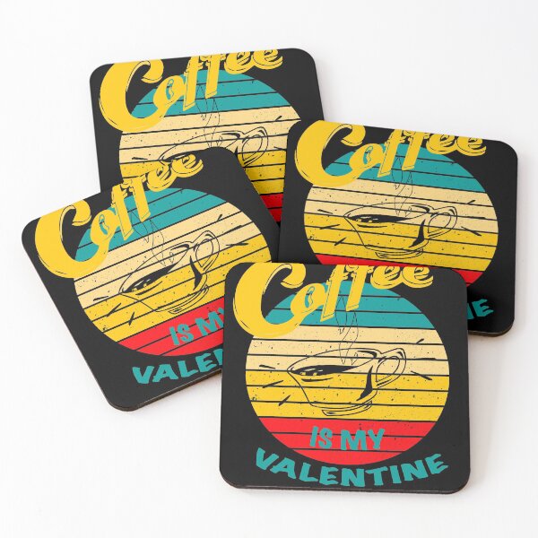 Item preview, Coffee is my Valentine Gift for her or him  designed and sold by OMCreative.