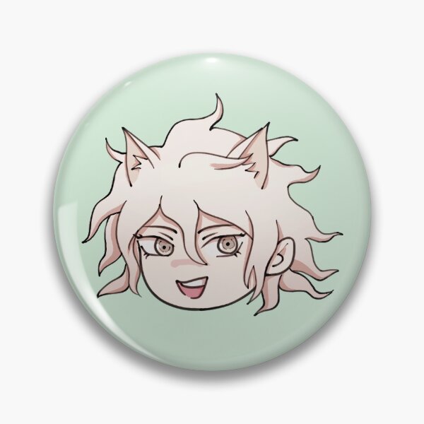Item preview, Nagito Komaeda SDR2 Animal Sticker/Pin/Magnet designed and sold by tigerjawed.