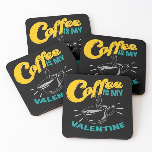 Item preview, Coffee is my Valentine - Valentine Day Gift for her or him  designed and sold by OMCreative.