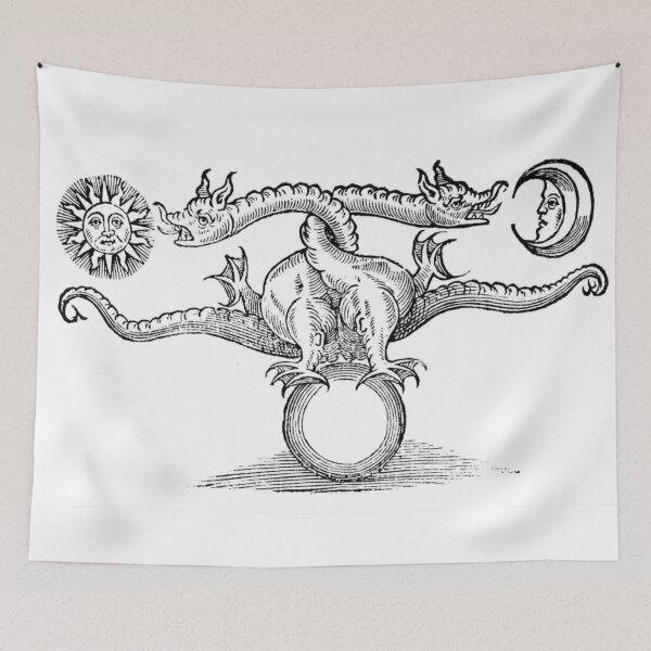 Item preview, Entwined Dragons Swallowing Both Moon And Sun designed and sold by Jason Tompkins.