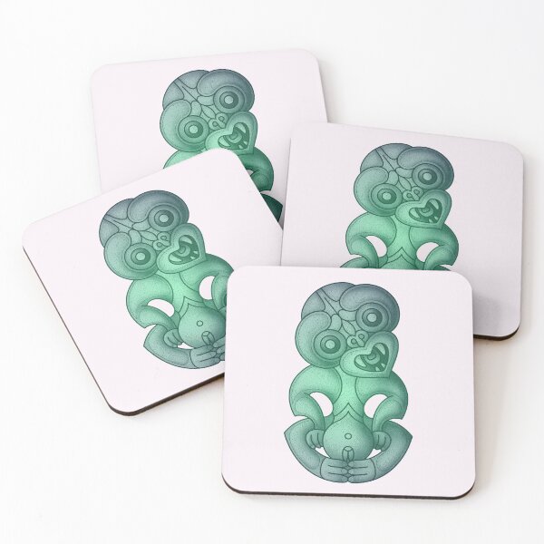 Item preview, Green Maori Hei Tiki designed and sold by Aroha Designs.