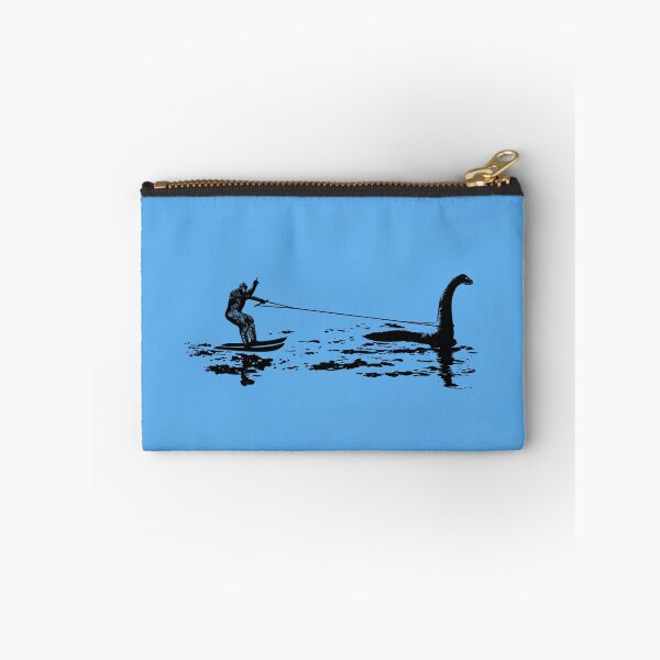 Item preview, Bigfoot Waterskiing Behind Nessie The Loch Ness Monster designed and sold by scooterbaby.