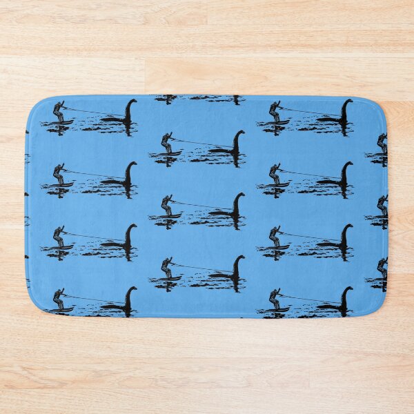 Item preview, Bigfoot Waterskiing Behind Nessie The Loch Ness Monster designed and sold by scooterbaby.