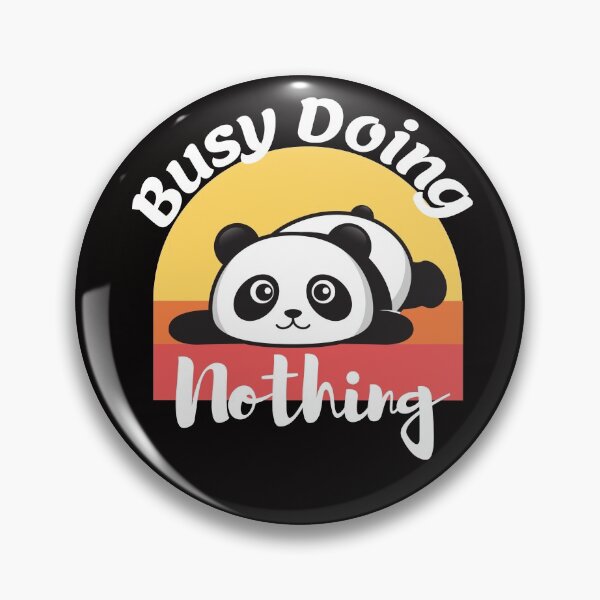 Item preview, busy doing nothing, cute lazy panda  designed and sold by Bachirdz.