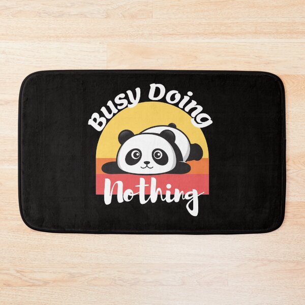 Item preview, busy doing nothing, cute lazy panda  designed and sold by Bachirdz.