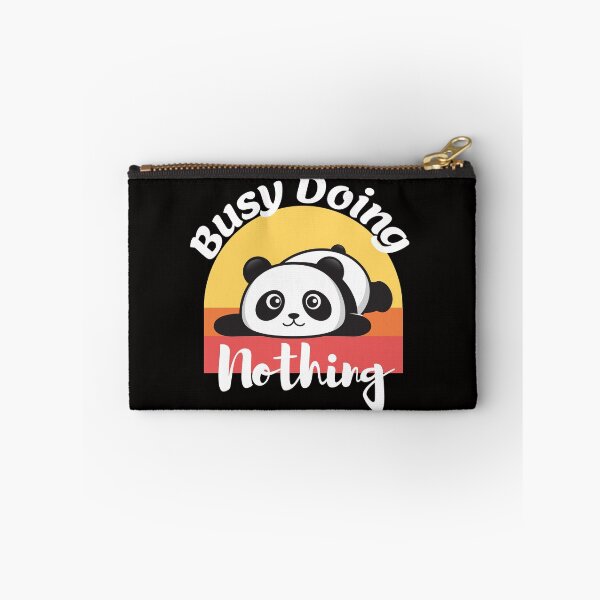 Item preview, busy doing nothing, cute lazy panda  designed and sold by Bachirdz.
