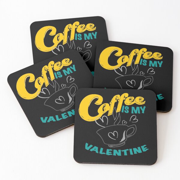 Item preview, Coffee is my Valentine - Valentine Day Gift for her or him  designed and sold by OMCreative.