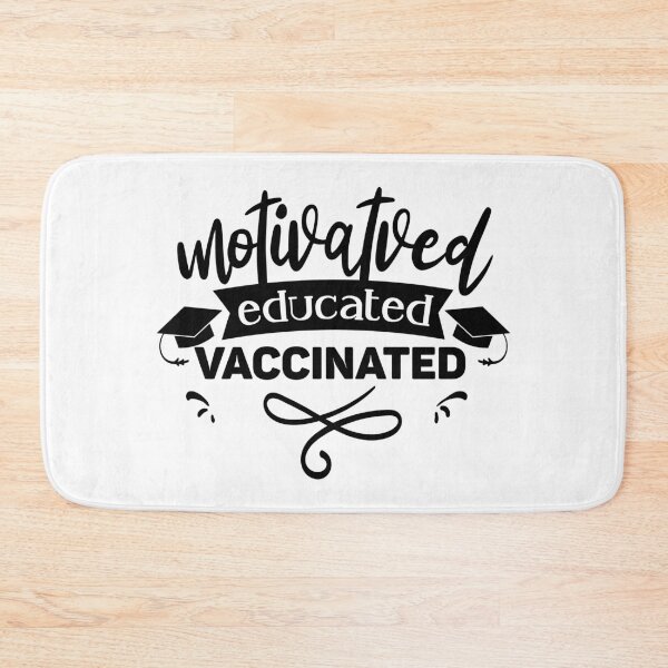 Item preview, Motivated Educated Vaccinated designed and sold by Mande Arts.