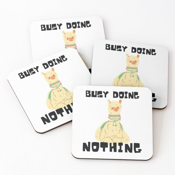Item preview, Llama Busy Doing Nothing designed and sold by Marvel Rivals Art.