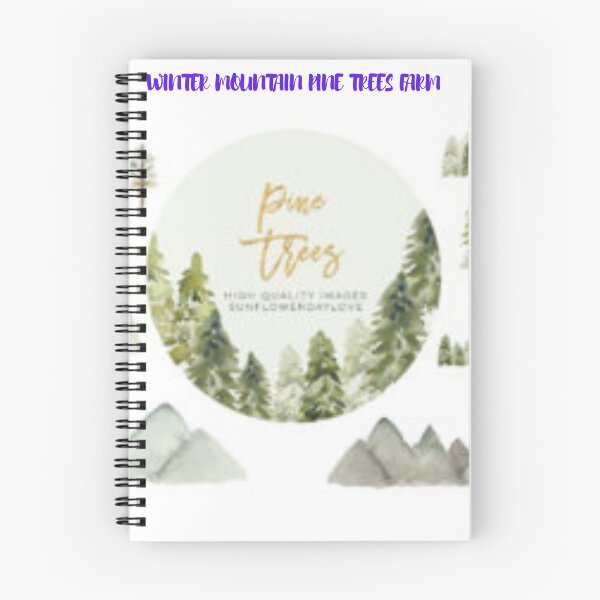 Item preview, WINTER MOUNTAIN PINE TREES FARM designed and sold by ShoppinOnline24.