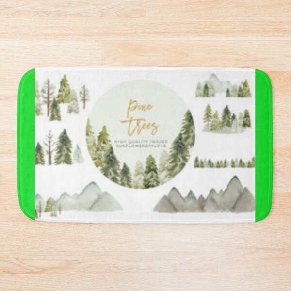 Item preview, WINTER MOUNTAIN PINE TREES FARM designed and sold by ShoppinOnline24.