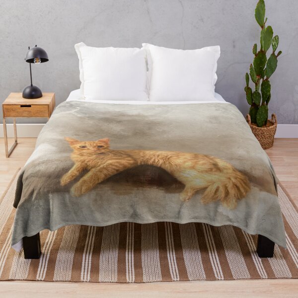 Item preview, Orange Kitten with Fluffy Tail designed and sold by Elisabeth Lucas.