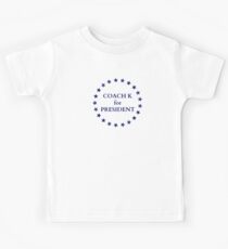 Coach K for President Kids Tee