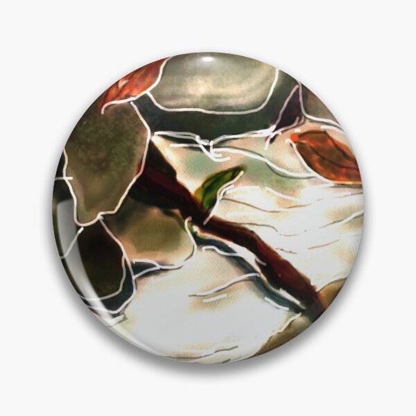 Item preview, Abstract rocks and leaves designed and sold by Anne Huth.