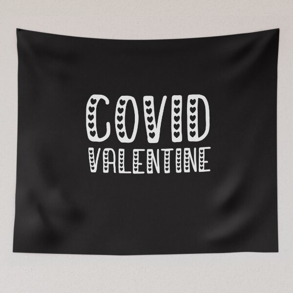Item preview, Covid Valentine Black designed and sold by DamaliePierre.