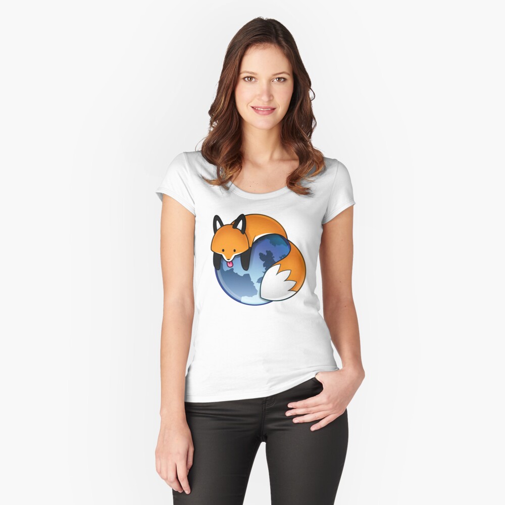 Item preview, Fitted Scoop T-Shirt designed and sold by EyChanChan.