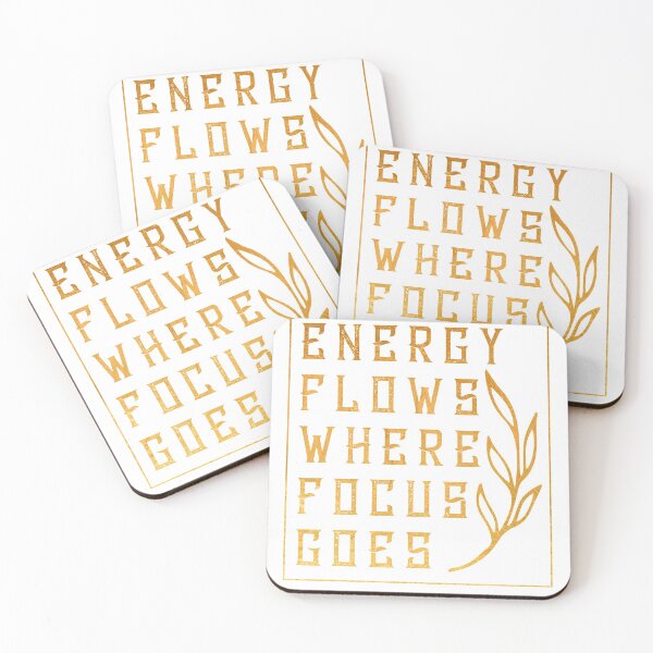 Item preview, energy flows where focus goes designed and sold by KIKOOSTORE.