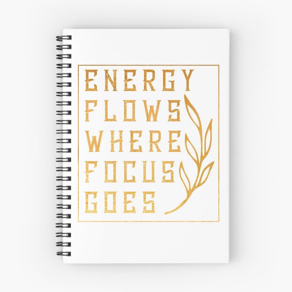 Item preview, energy flows where focus goes designed and sold by KIKOOSTORE.
