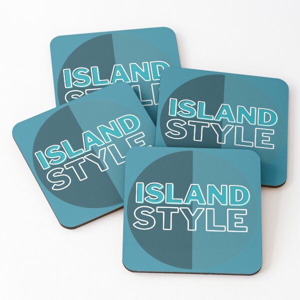 Item preview, island style hawaii blue tricolor circle  designed and sold by maplunk.