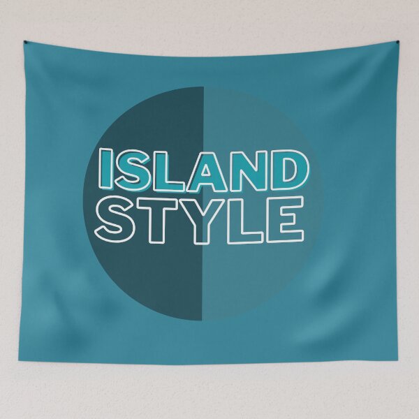 Item preview, island style hawaii blue tricolor circle  designed and sold by maplunk.