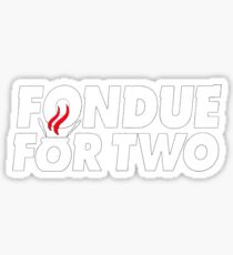 Fondue for two Sticker