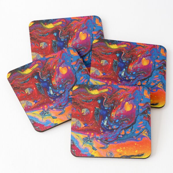 Item preview, Other Worlds - Acrylic Paint Pour designed and sold by Amy  Grover.