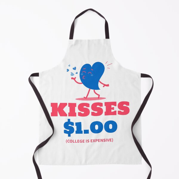 Item preview, Kisses One Dollar - College is Expensive, Cute Valentines Day designed and sold by Geostop.