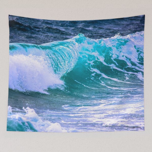 Item preview, Large Turquoise Ocean Wave designed and sold by Cute Designs Shop.