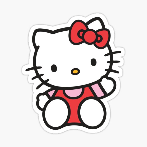 cute hello kitty stickers redbubble