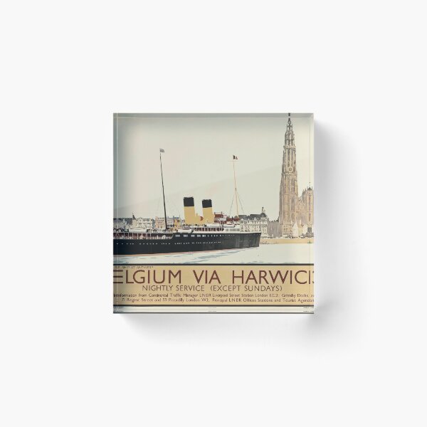 Item preview, Belgium via Harwich - Fred Taylor - 1925 designed and sold by CJET.