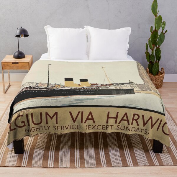 Item preview, Belgium via Harwich - Fred Taylor - 1925 designed and sold by CJET.