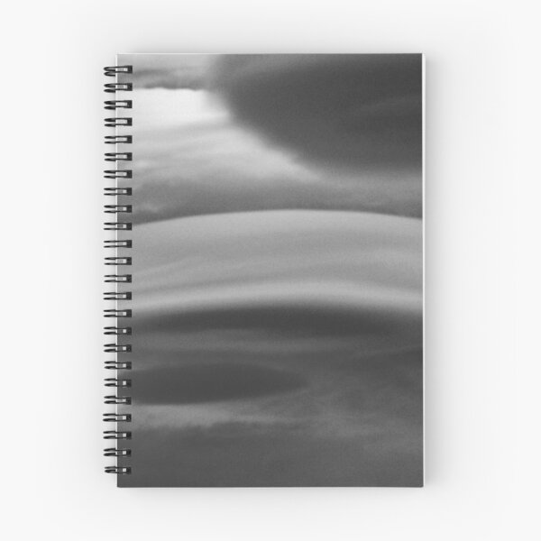 Item preview, Monochrome Lenticular Clouds and Moon designed and sold by HHImagery.