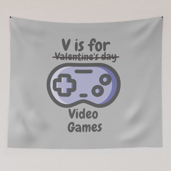 Item preview, V Is For Video Games designed and sold by Mayamoamen99.