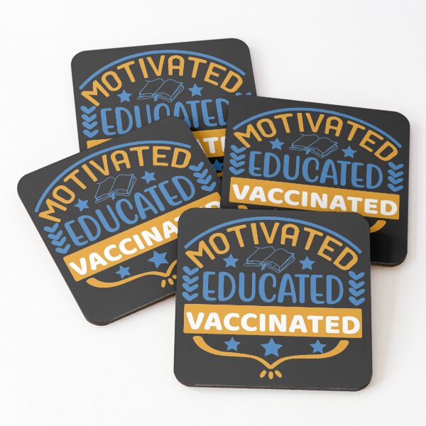 Item preview, Educated Motivated Vaccinated designed and sold by Mande Arts.