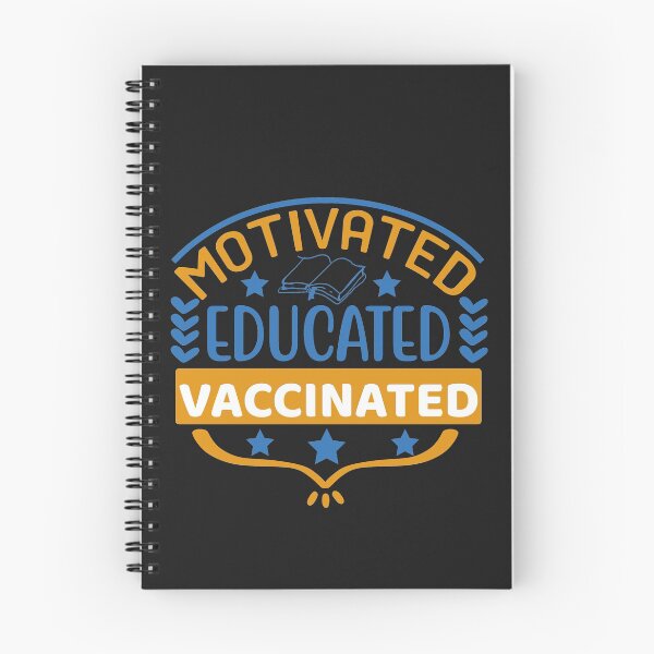 Item preview, Educated Motivated Vaccinated designed and sold by Mande Arts.