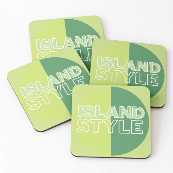 Item preview, island style hawaii light green tricolor circle  designed and sold by maplunk.
