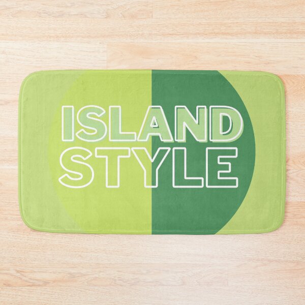 Item preview, island style hawaii light green tricolor circle  designed and sold by maplunk.