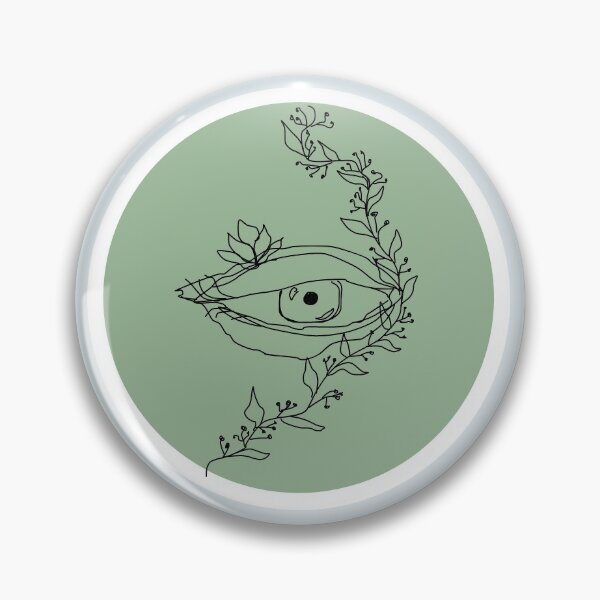 Item preview, Eye with Leaves Doodle  designed and sold by CallistoDaisies.
