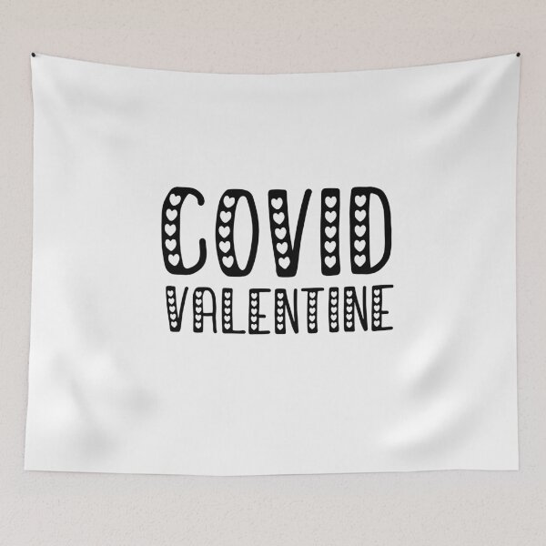 Item preview, Covid Valentine White designed and sold by DamaliePierre.