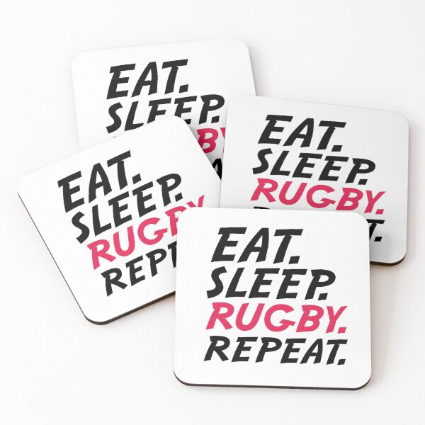 Item preview, Eat sleep rugby repeat 3 designed and sold by Ripoubsb.