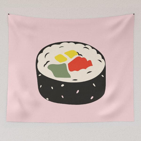 Item preview, Kimbap Sticker Design  designed and sold by PositiveStudio.