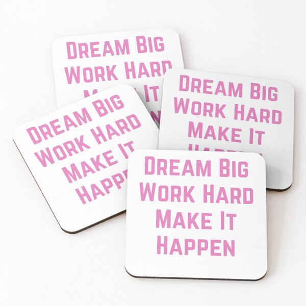 Item preview, Dream Big work hard make it happen  designed and sold by VivaGul.