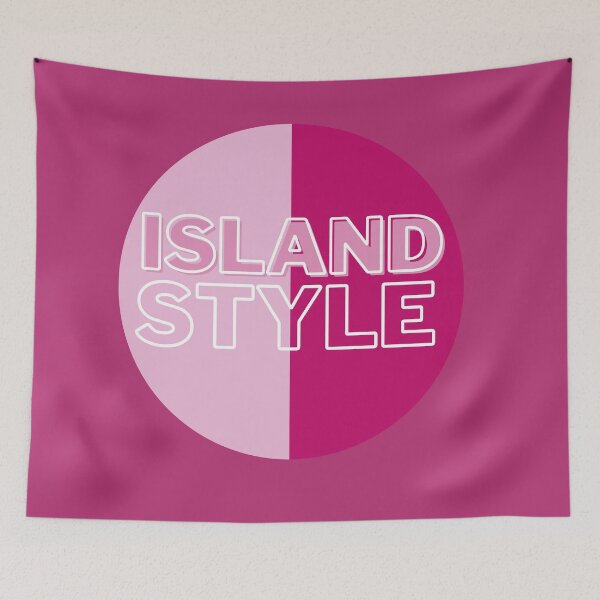 Item preview, island style hawaii pink magenta tricolor circle  designed and sold by maplunk.