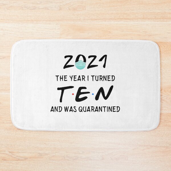 Item preview, 2021 I Turned 10 and was Quarantined Birthday 2021 kids designed and sold by AnimaLovers.