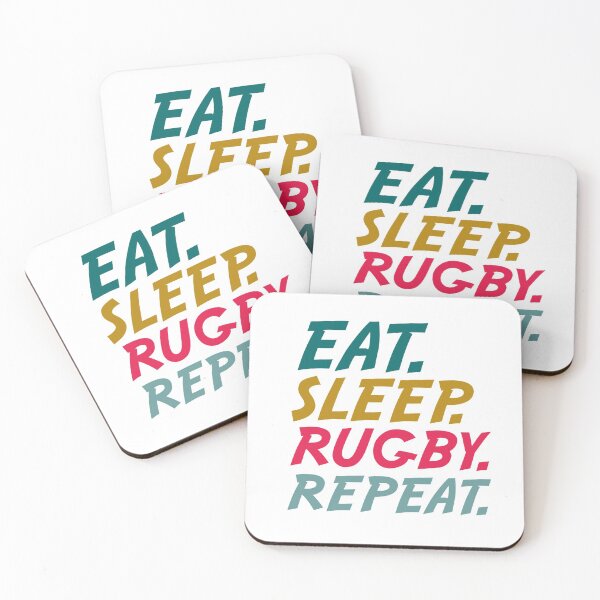 Item preview, Eat sleep rugby repeat 4 designed and sold by Ripoubsb.