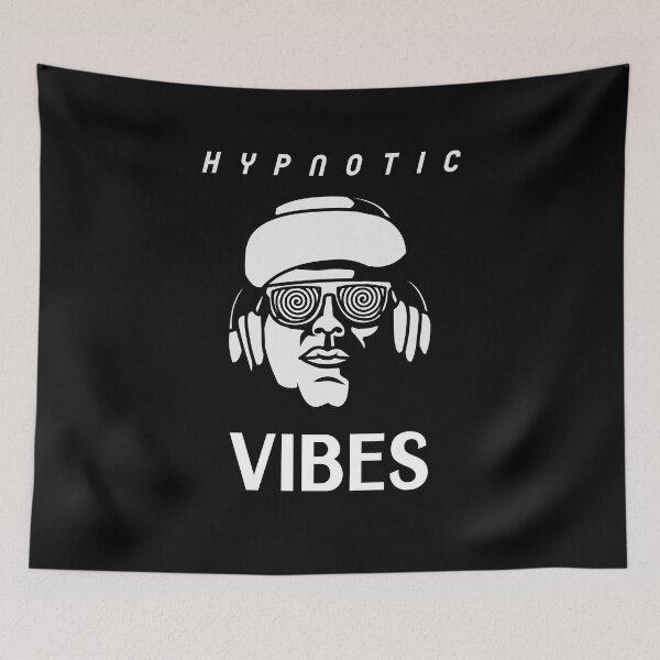 Item preview, Hypnotic Vibes EDM DJ with headphones designed and sold by Ricardo Landeros.